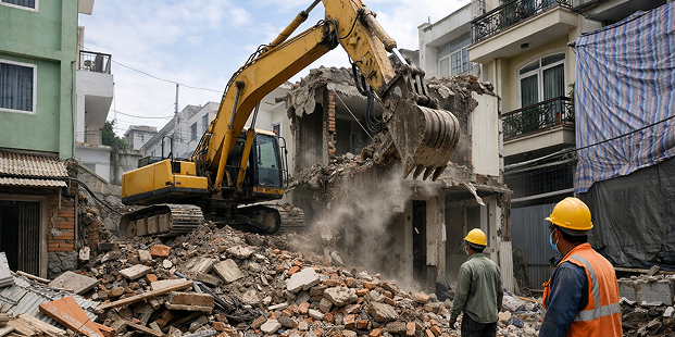 Kinh nghiệm lựa chọn đơn vị phá dỡ công trình uy tín